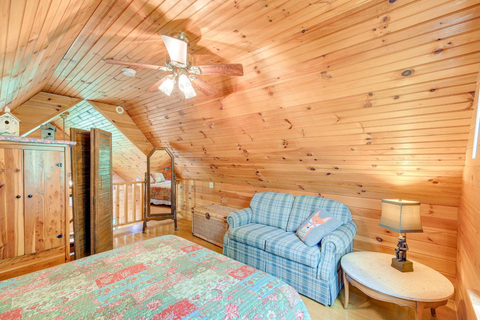 Quaint Blue Ridge Cabin Rental With On-Site Stream! Sparta Exterior foto
